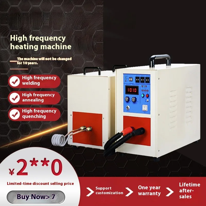 High Frequency Induction Heating Machine Metal Quenching Annealing Forging Melting Furnace Small Handheld Pipe Welding