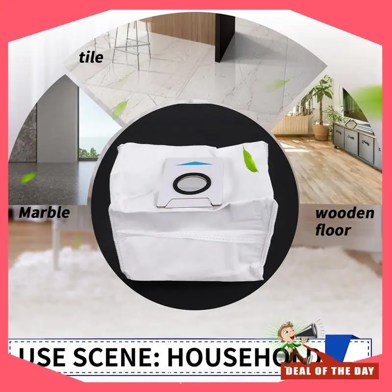 تسليم 24 ساعة لـ Ecovacs Deebot X1 OMNI كيس لجميع الغبار ملحقات جهاز آلي لتنظيف الأتربة X1 توربو أكياس القمامة القذرة استبدال Pa