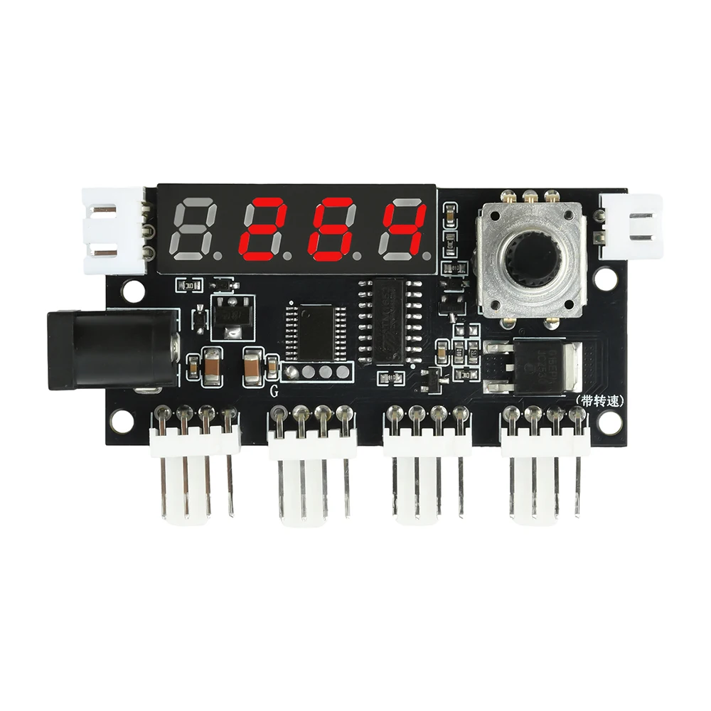4-Kanal PWM Lüfterdrehzahlregler mit Intelligenter Temperaturregelung DC 5-24V 5A Motorsteuermodul für Kühlsysteme – Detail 8