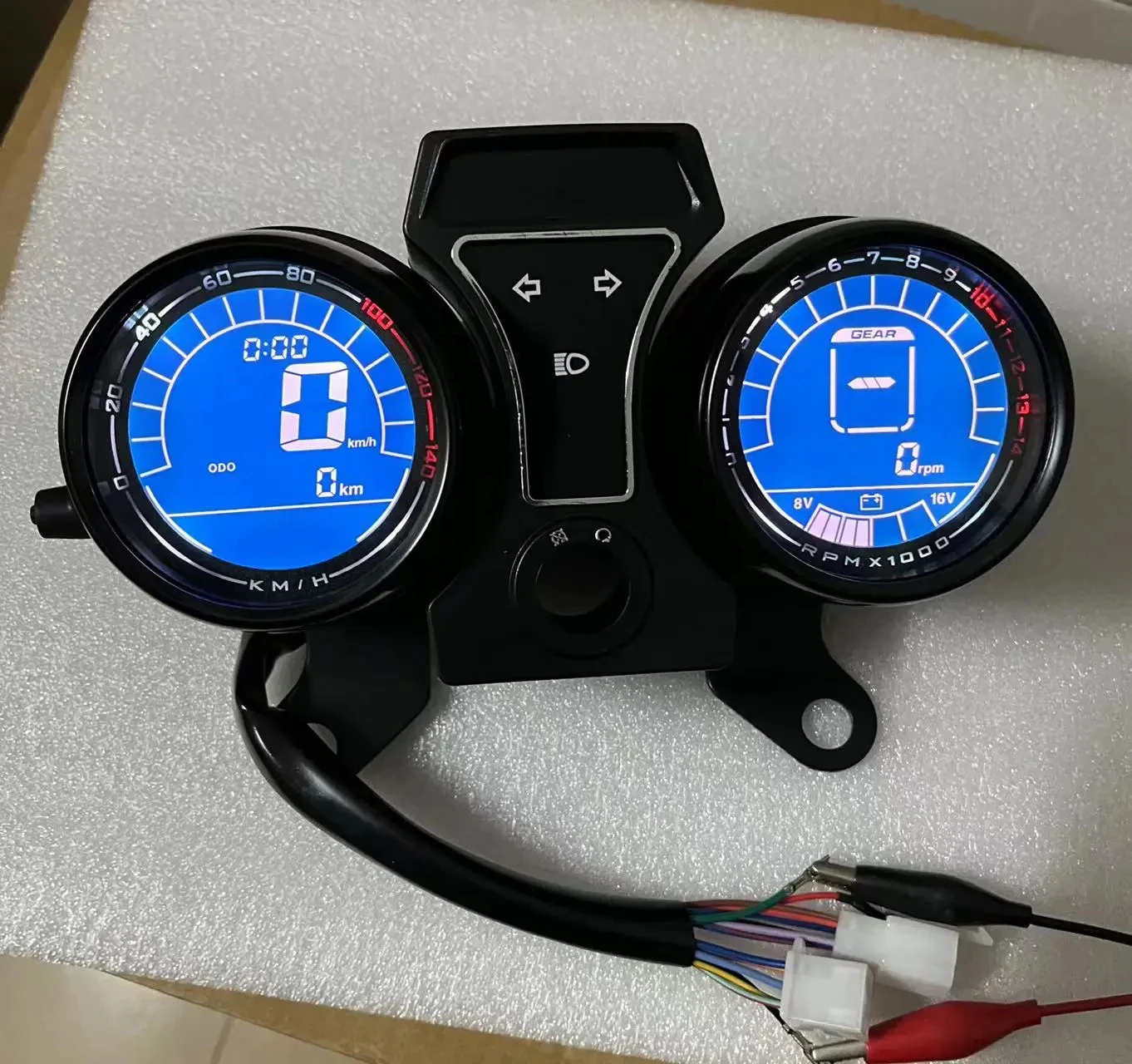 For Italika Ft150s/dt1 FT125 DT125 Honda CG150 CG200 Motorcycle Speedometer Tachometer LED digital meter Assembly