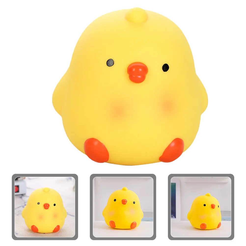 

Копилка-статуэтка в виде курицы для детей, небьющаяся пластиковая мультяшная копилка, большая вместимость, легкая, для дома и офиса