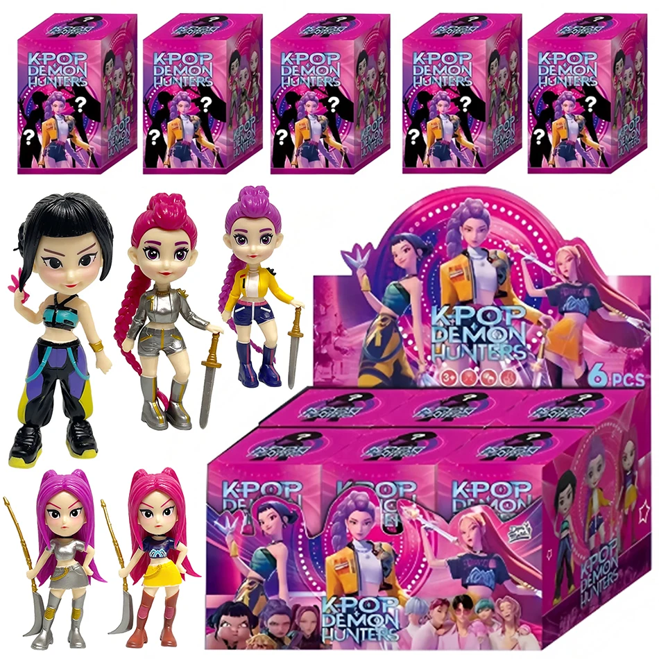 أنيمي Kpop الشيطان هنتر صندوق أعمى تفكيك متعة حقيبة أعمى تمثال صغير الطرفية نموذج سطح المكتب صندوق أعمى هدية تزيين #1