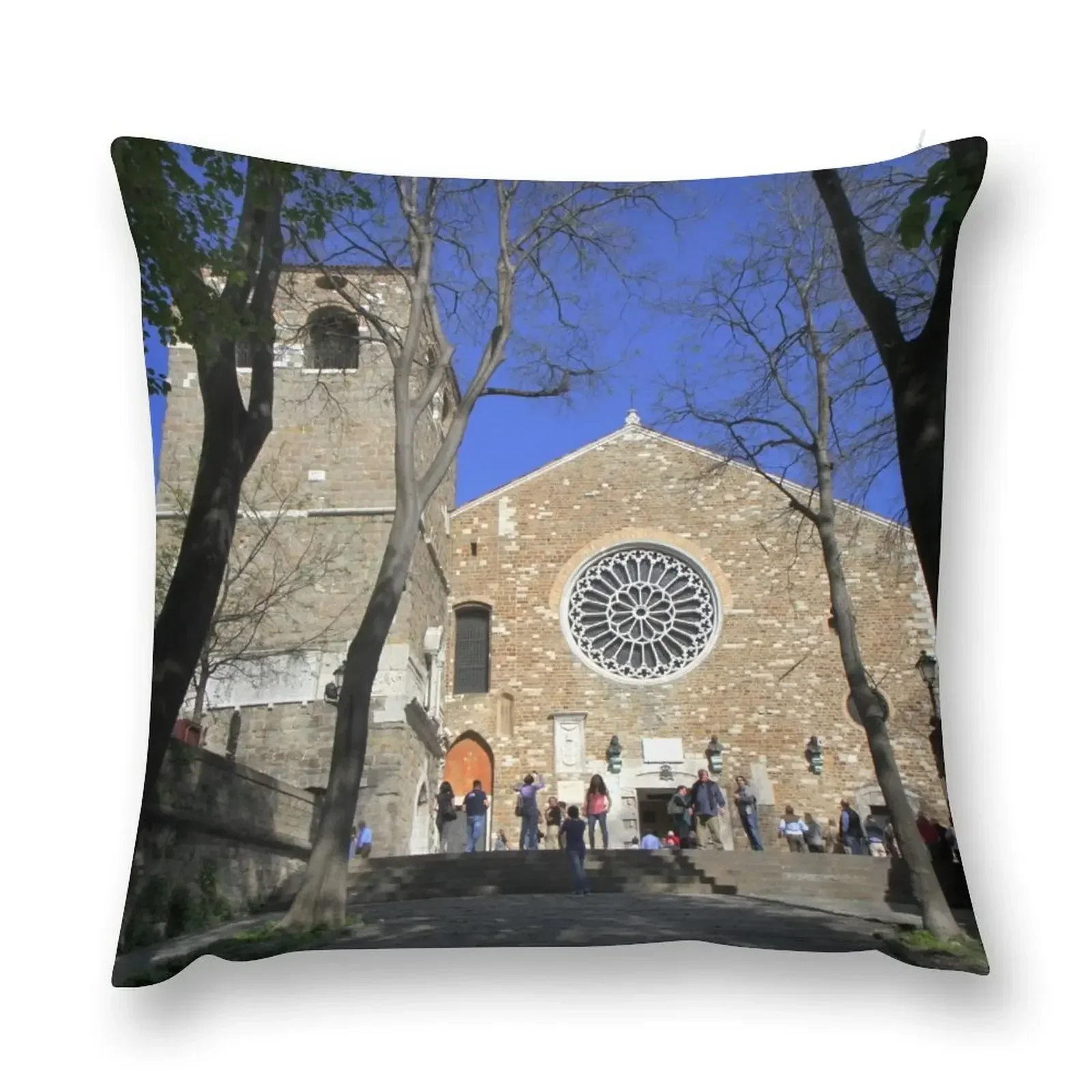 Trieste Cathedral Throw Pillow christmas pillowcases Pillowcases luxury decor pillow