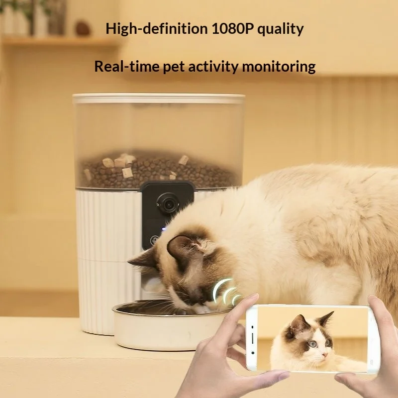 Comedero automático WiFi con cámara inteligente para perros y gatos - imagen 3
