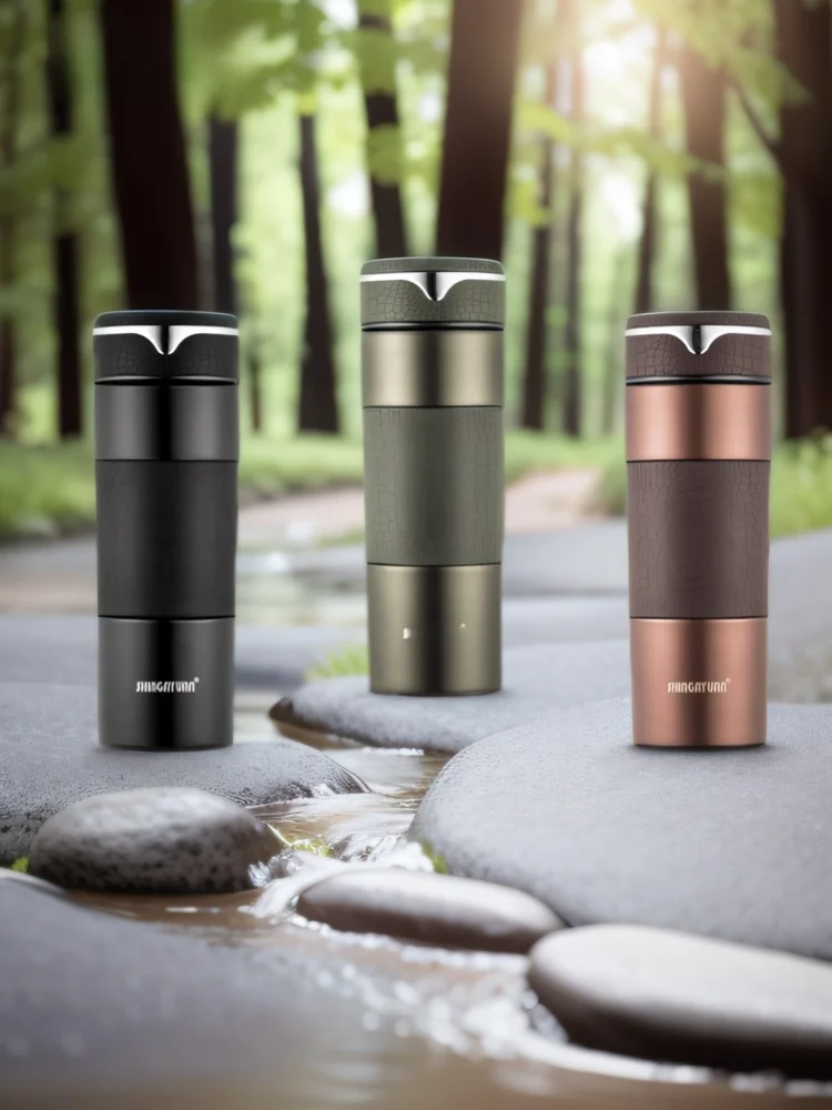 New Home Insulated Stainl Steel Water Bottle Men's Office Busin Car Travel Themed Gift Box Thiened Portable Tumbler