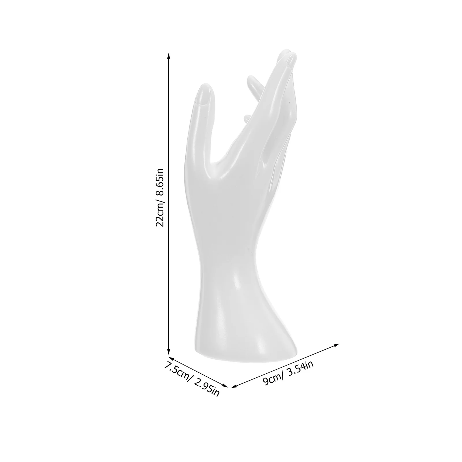 2Pcs Female Mannequin Hand Display Stand Jewelry Organizer Bracelet Bangle Necklace Holder Versatile Fit Easy Setup