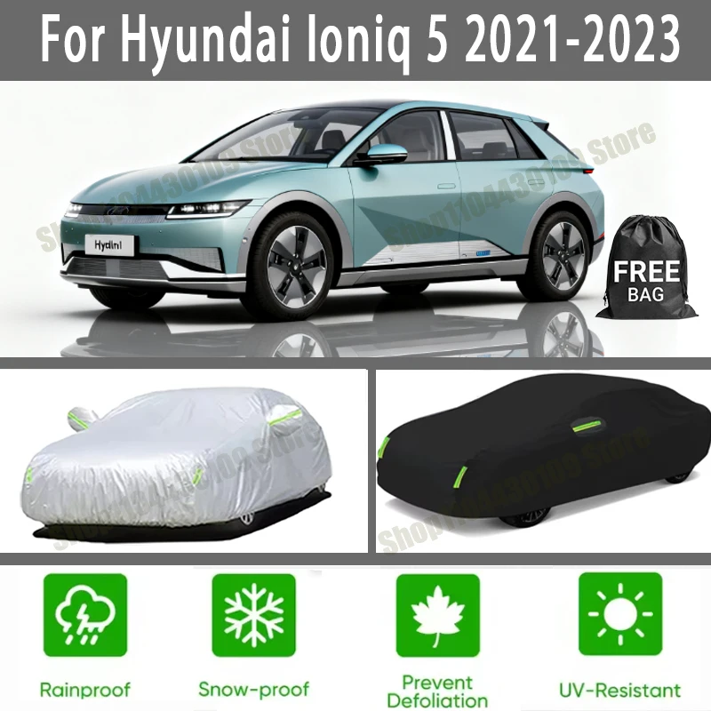 

For Hyundai Ioniq 5 2021-2023 car cover Winter Summer Snowproof Dustproof Shield, Waterproof Sunproof Auto Protection Accessory