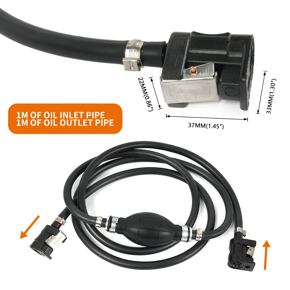 

Yacht quick connector hand oil pump outboard pipe joint delivery one-way hand pinch pump