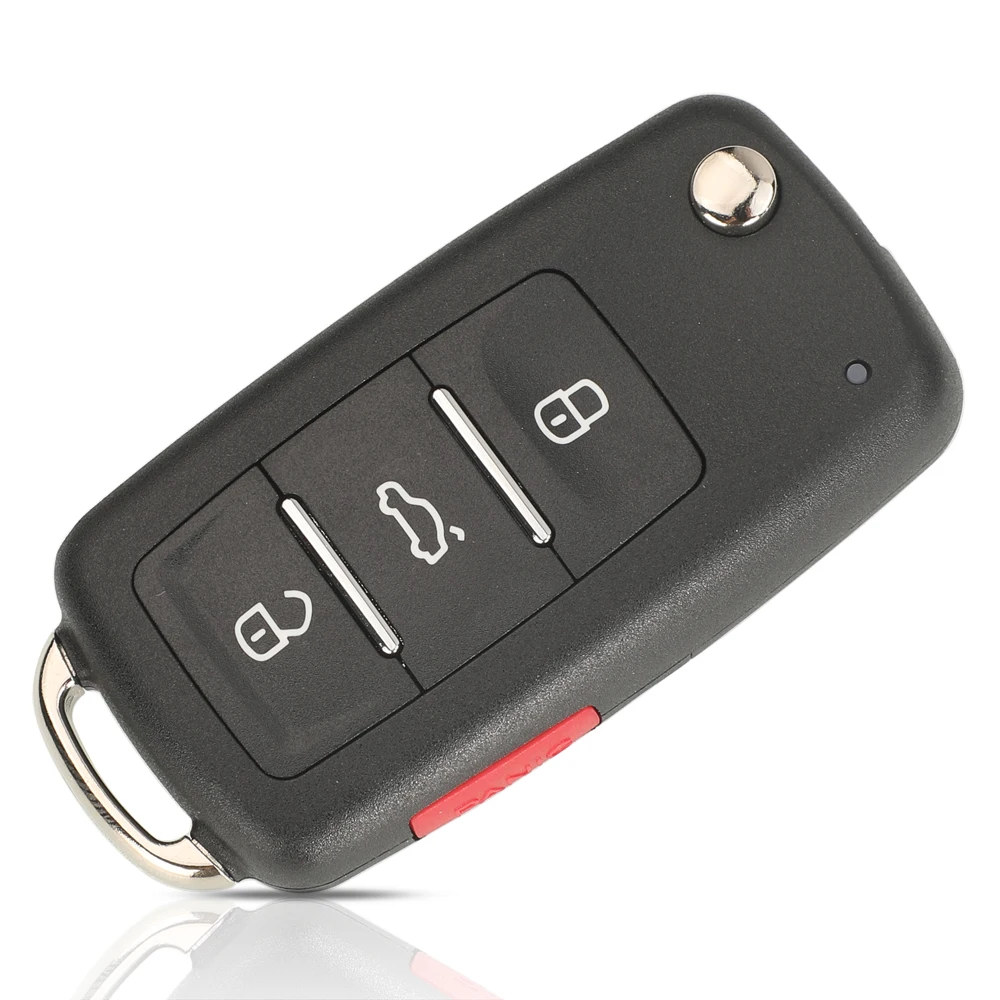 jingyuqin 4 Buttons Universal KD B08-3+1 Remote Control Car Key For VW Style For KD900 KD-X2 KD MINI URG200 Programmer