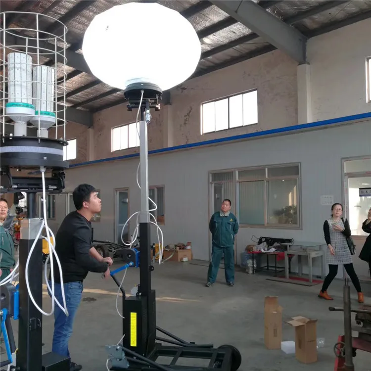 7m 9m LED 5m Balloon Diesel Generator Outdoor AC DC Solar Battery Manual Electric Hydraulic Mast Lift Mobile Light Tower