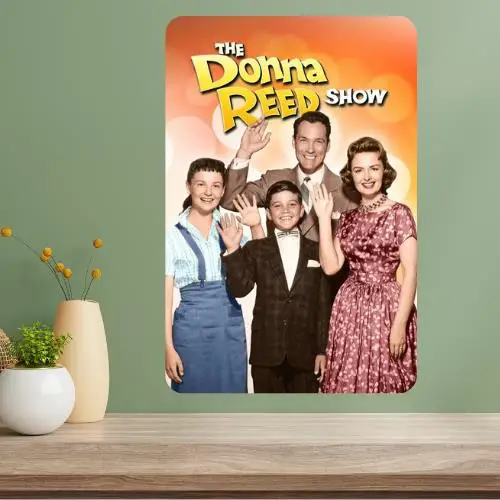 Donna Reed Show Classic TV Metal Poster Sign
