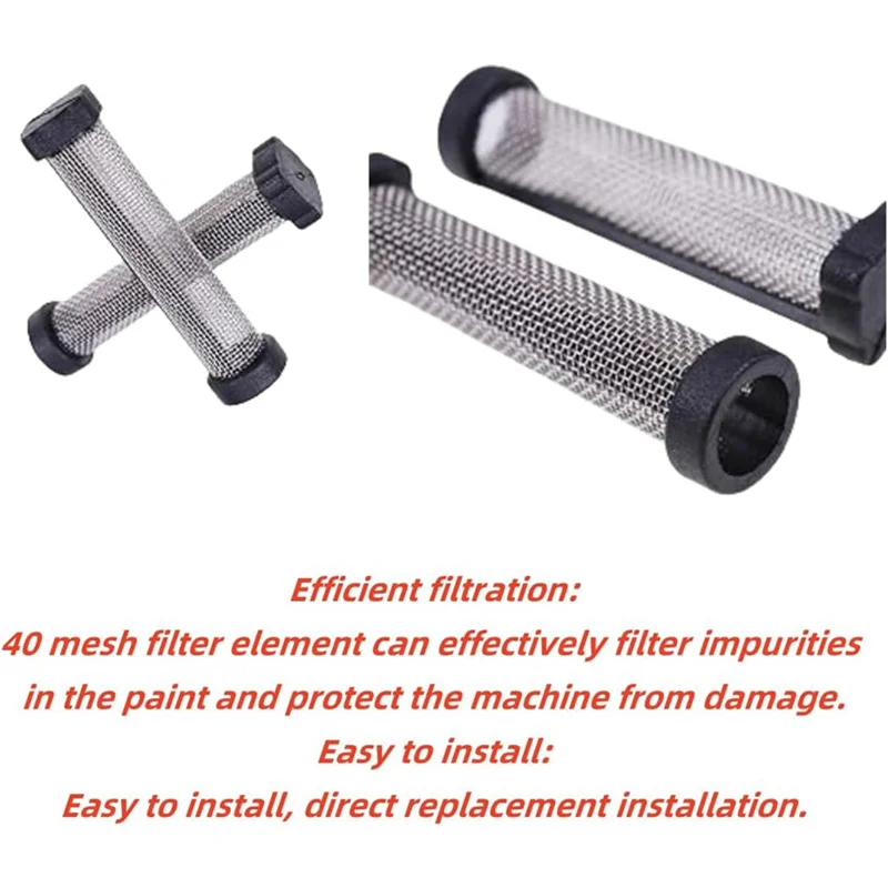 HHTL 10Pcs 288747 Filter For Paint Sprayer Accessories,Paint Sprayer Filters For Prox7 Prox9 Prox17 Prox19 Prox21 XR5 XR7 XR9