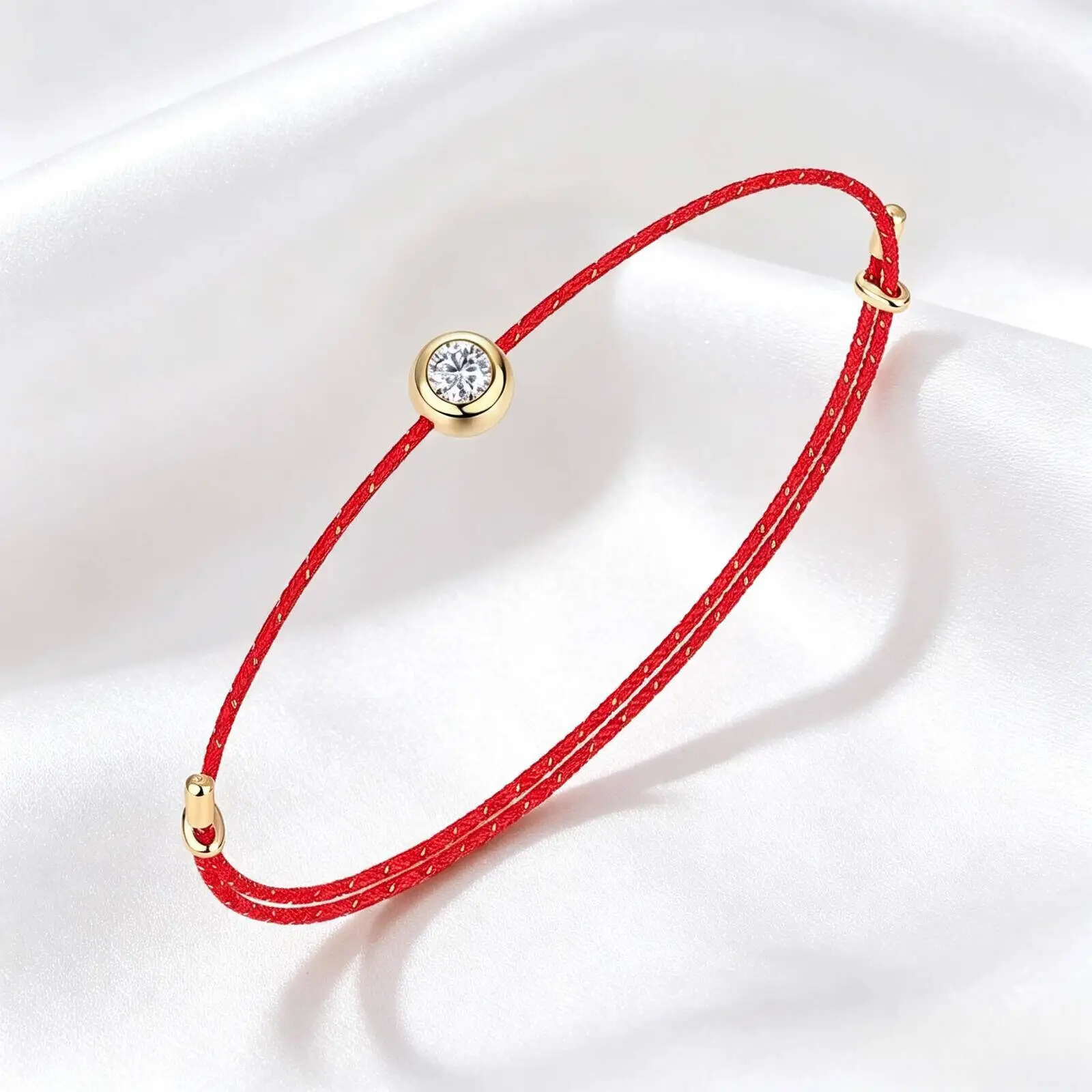 SG D Color VVS1 Moissanit-Armband, GRA-zertifiziert, 0,3 Karat Labordiamant, verstellbares Armband in 6 Farben, eleganter Schmuck für Damen – Detail 7