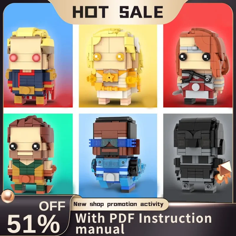 

Новая популярная серия Dramas для мальчиков, набор фигурок с квадратной головкой, модельные блоки, креативные идеи «сделай сам», детские игрушки, подарки на день рождения