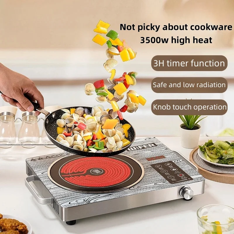 

3500w electric ceramic stove household induction cooker multifunctional high power light wave oven for cooking