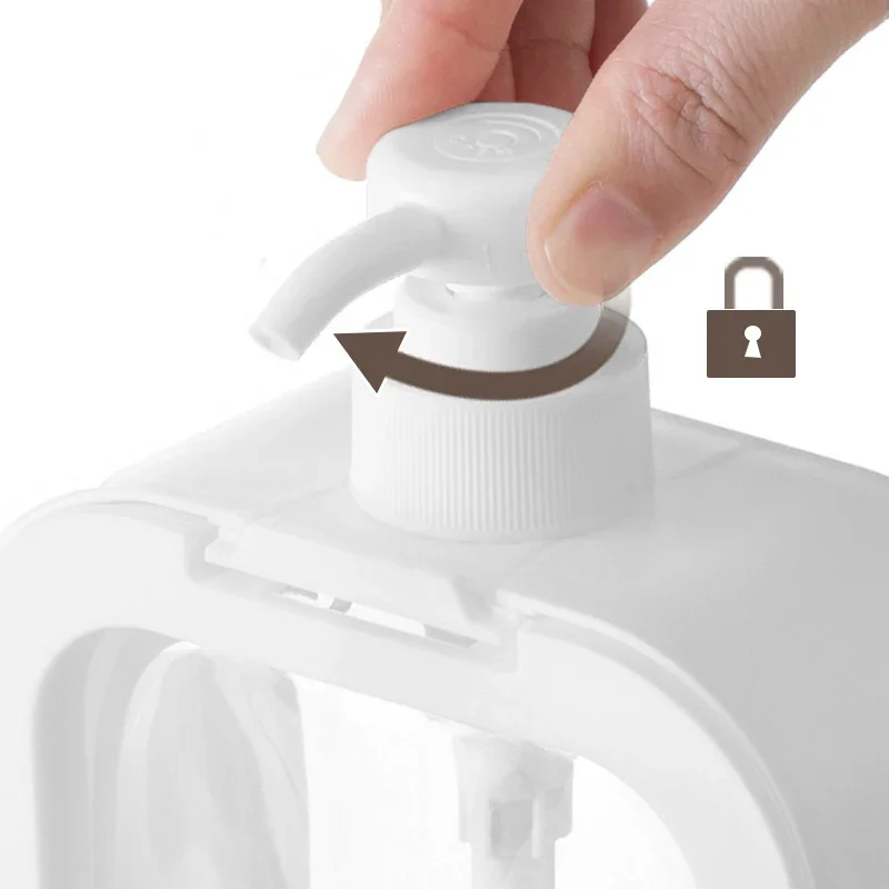 300/500ml Bathroom Soap Dispensers Refillable Lotion Shampoo Shower Gel Holder Portable Travel Dispenser Empty Bath Pump Bottle