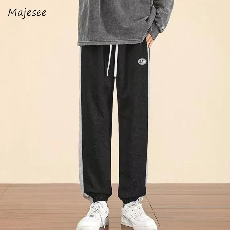 Pants Men Chic Casual Youthful Popular Slouchy Autumn All-match High Street Temperament Korean Style Males Trousers Fashion New