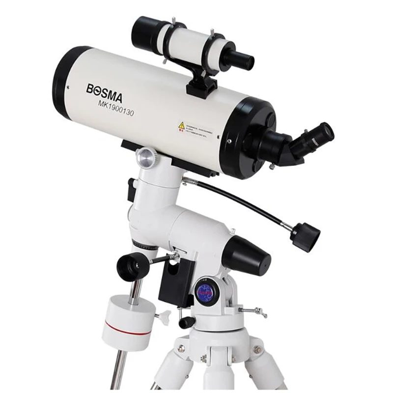 Bosma Maca 130/1900 มม.กระจกหลักกล้องโทรทรรศน์ดาราศาสตร์ Maxvision EXOS-2 เยอรมัน Equatorial Mount 2 นิ้ว ST3 ขาตั้งกล้องเหล็ก