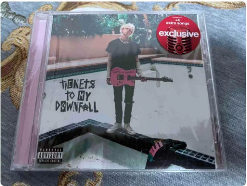 CD de Música Clásica Pop-Punk y Rock, Machine Gun Kelly, Tickets To My Downfall, Cosplay, Walkman, Bandas Sonoras para Auto, Caja de Regalo