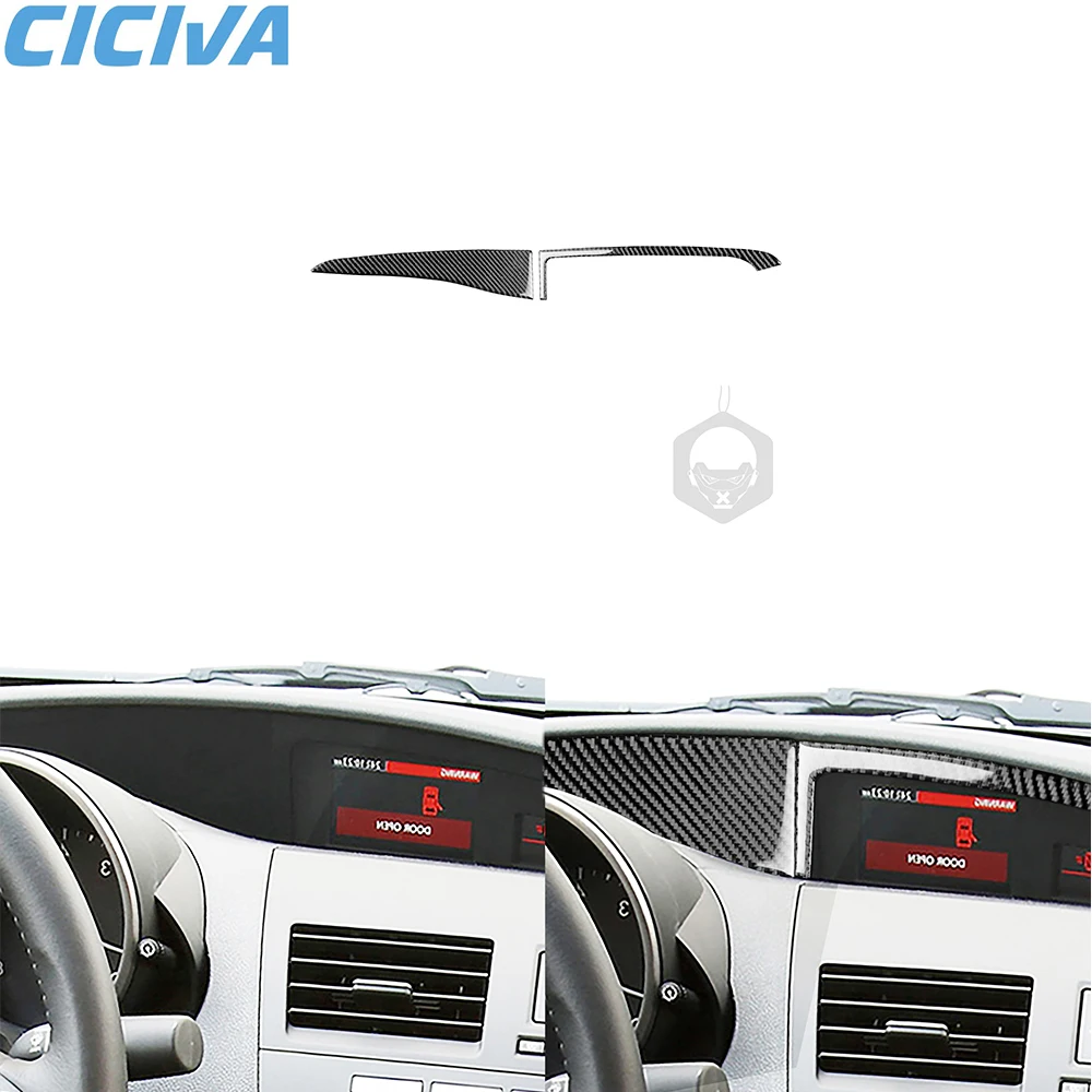 

For Mazda 3 Axela 2010-2013 Mazdaspeed 3 Central display panel Car Interior Real Carbon Fiber Stickers modification Accessories