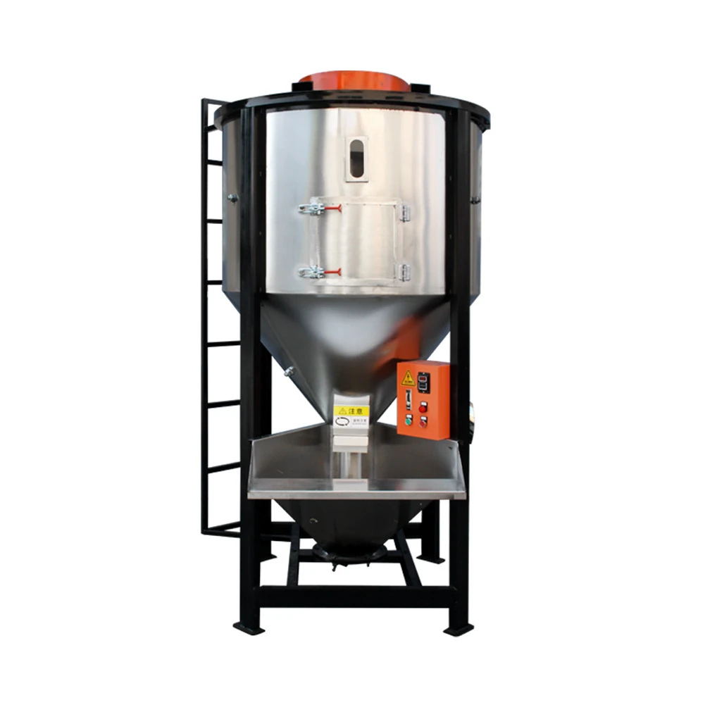 Large vertical mixer, high-speed drying mixer, spiral feeding plastic color mixing mixer