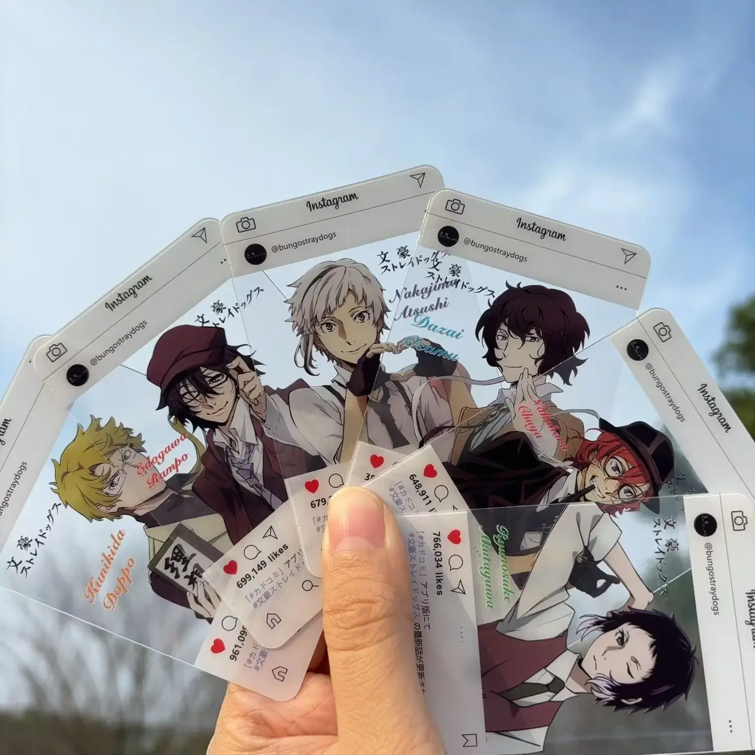 6 unids/set Kawaii Anime accesorios de fotografía de tres pulgadas Diy dibujos animados Pvc tarjeta transparente tarjeta de colección regalo de cumpleaños