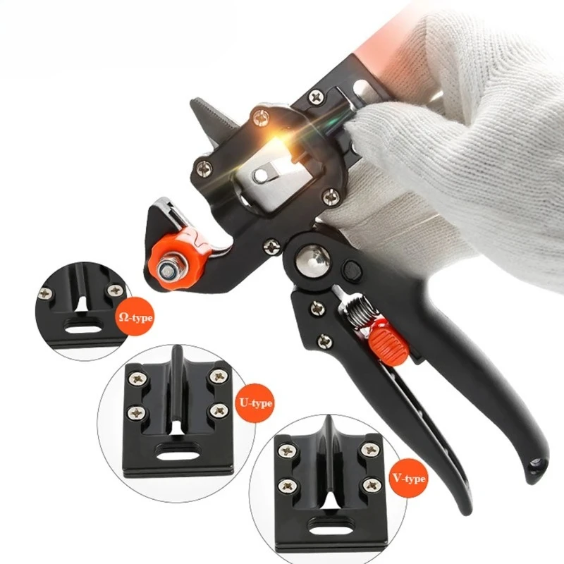 Grafting Shears Scissor  Fruit Tree Vaccination Multi-function Bud Cutter 3 Styple Blade Gardening Tools