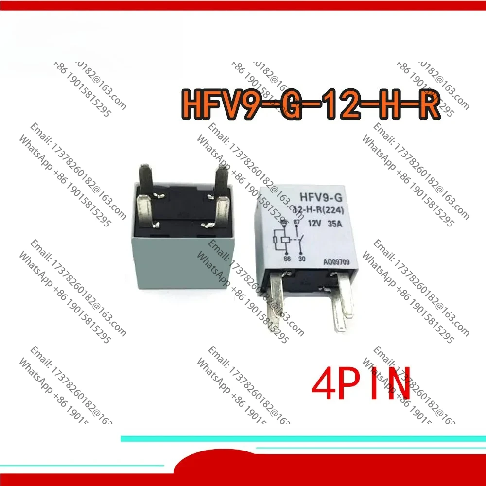 

10PCS/LOT NEW Automobile relay HFV9-G-12-H-R 12VDC 4PIN