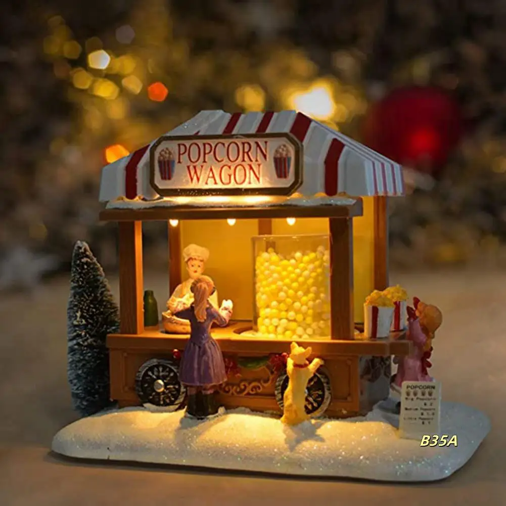 

Night Light Music Snow House Christmas Decorations Decoration Windowsill Christmas Holiday Gifts