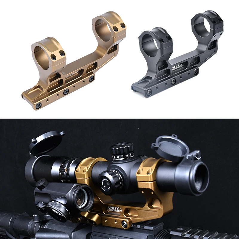 Pistola giocattolo tattica Airsoft Red Dot Sight Scope Mount 30mm LPVO Montaggio rapido con base su guida Picatiny da 20mm Accessorio per fucile AR15