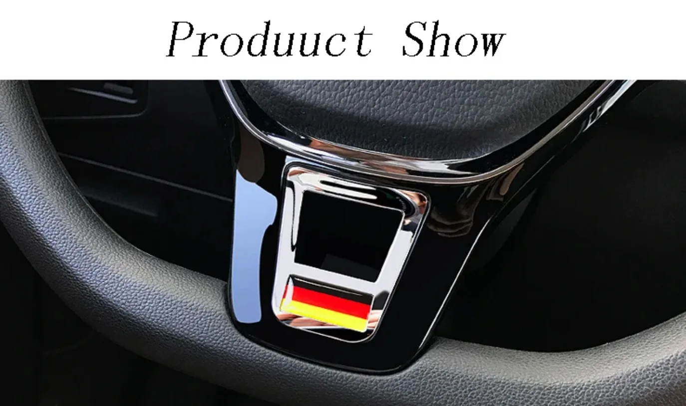 Auto-Styling Lenkradabdeckungen Aufkleber Zubehör für Volkswagen GOLF 7 GTi MK7 POLO 2014 2015 Passat B7 2015 B8 MK6 Jetta – Detail 1