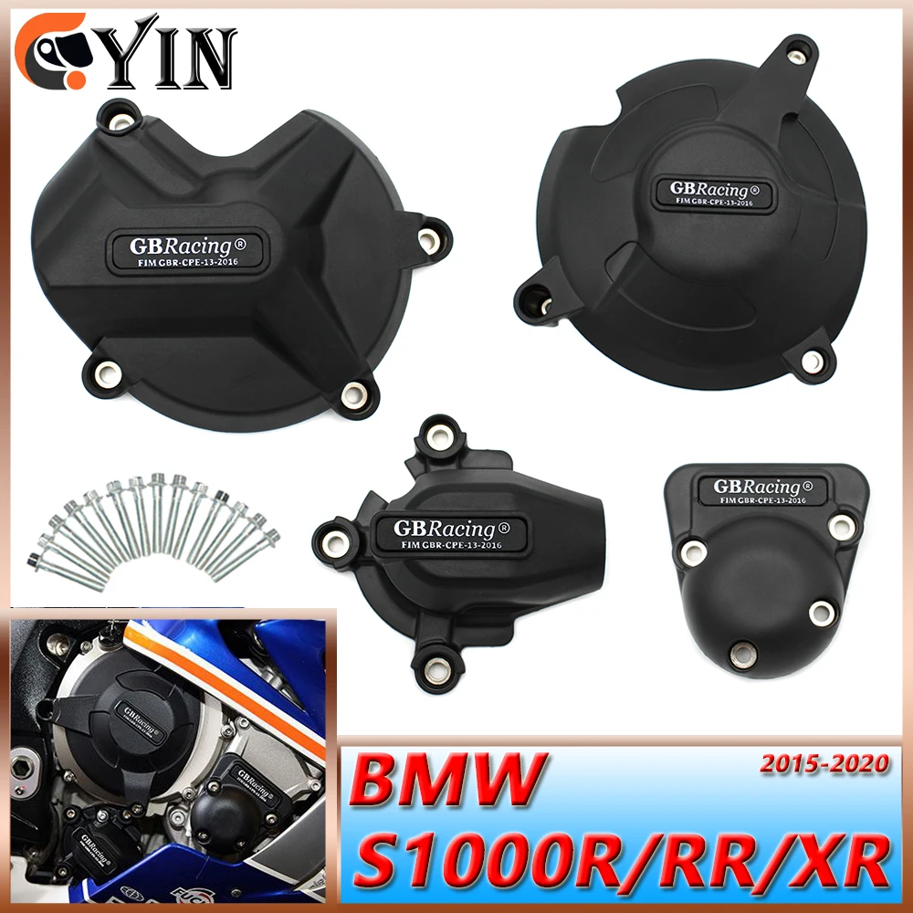 

Motorcycles accessories Engine protective cover carbon fiber For BMW S1000R 2017-2020 S1000RR 2017-2018 S1000XR 2015-2019