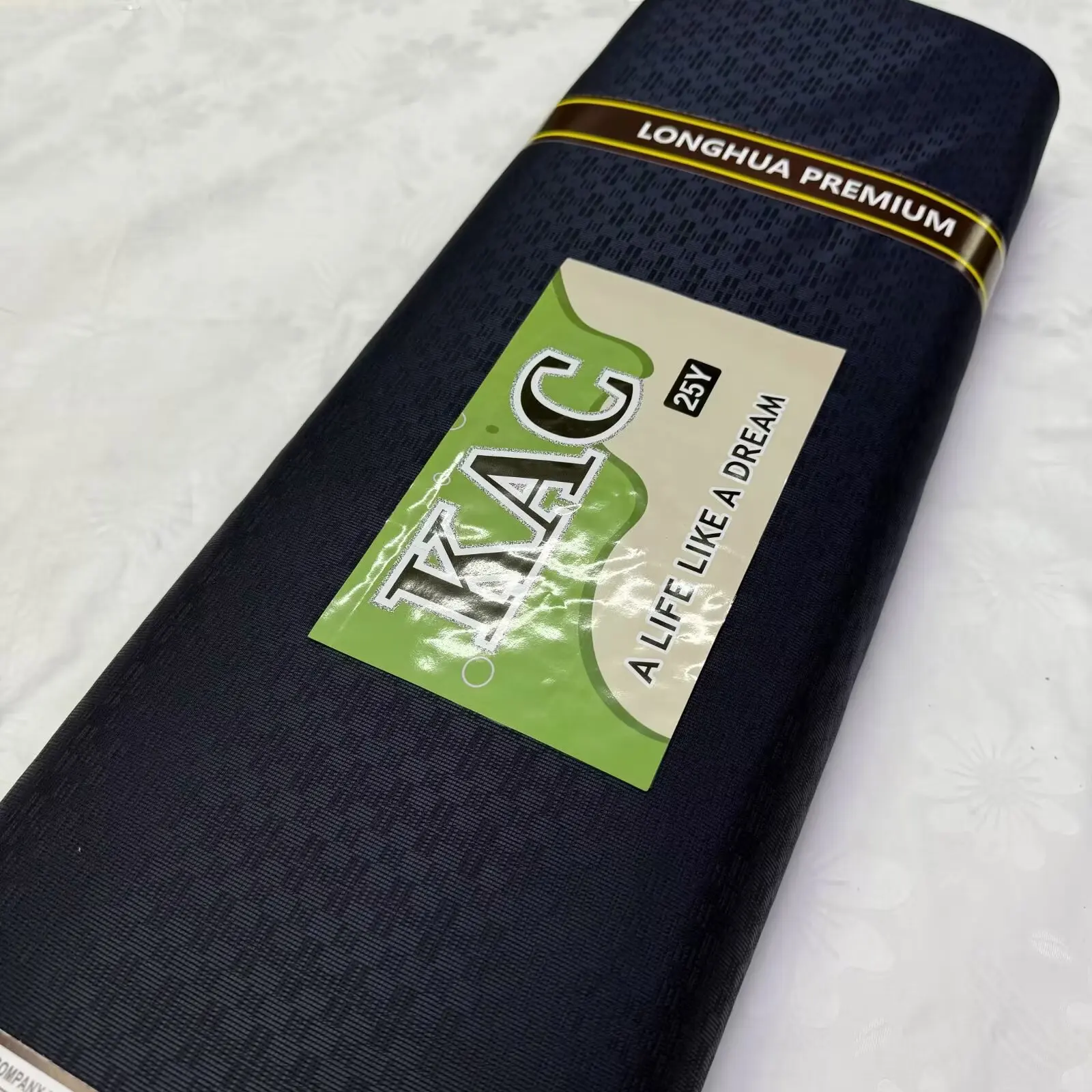 

2025 New Design 5 Yards African Senator Wear Suit Men Fabric Material High Quality Nigerian TR Cloth Material for Man Suit Dress