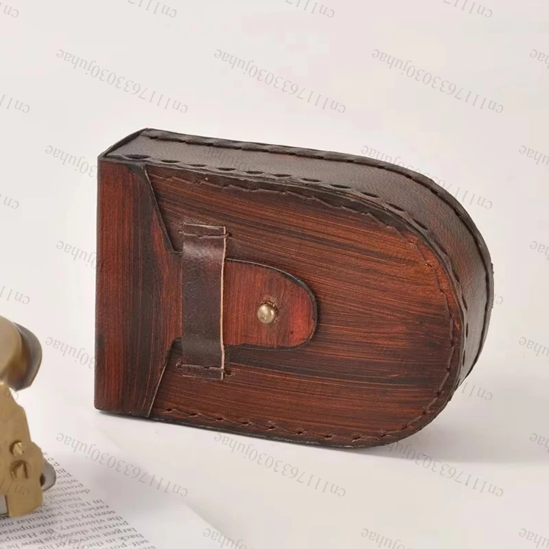 Vintage Brass Monocular Ornament Desktop Mini Telescope Brass Crafts Home Decoration