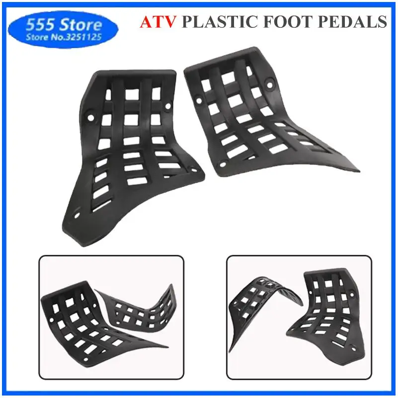 ATV, umgekehrte dreirädrige linke und rechte Kunststoffpedale, die für die Big Mars Jinling 250-Pedalleitblech verwendet werden