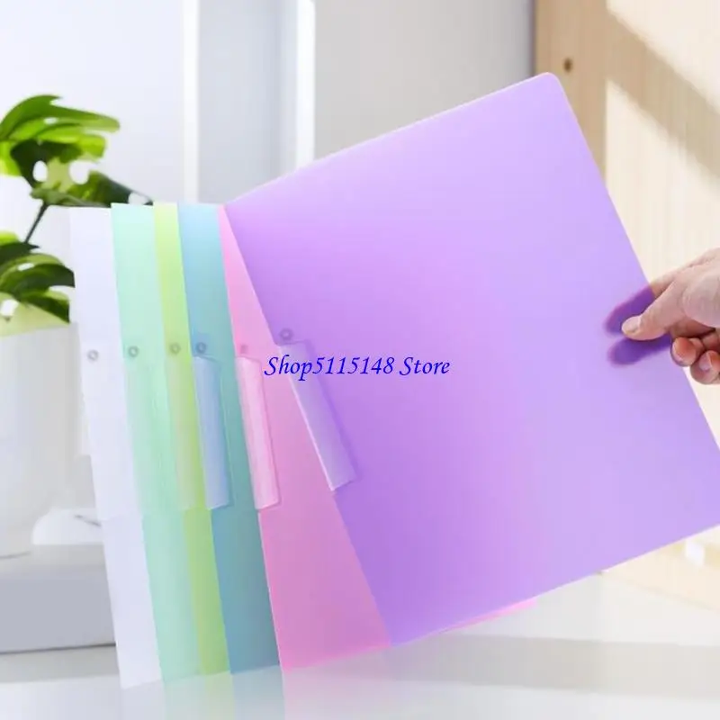 F3MA 6PCS File Paper Sleeves Folder مع مشبك دوار مفتوح للمكتب