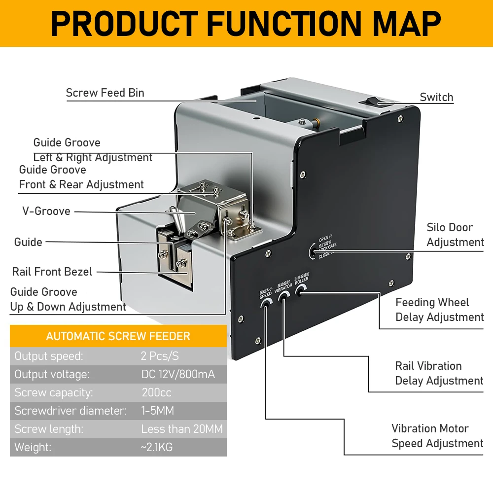Screw Machine Precision Automatic Screw Feeder Machine Fully Automatic Screw Dispenser for Industrial Electronic Assembly