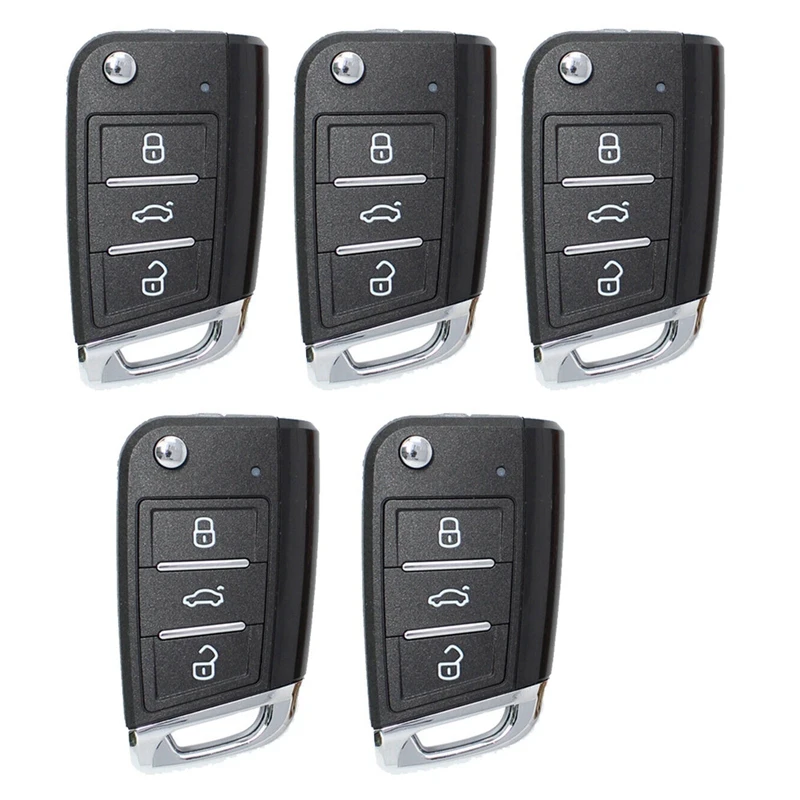 5Pcs/Lot KEYDIY NB15 Universal 3 Button KD Remote Control Car Key For KD900/KD-X2 KD MINI/ KD-MAX For VW MQB Style