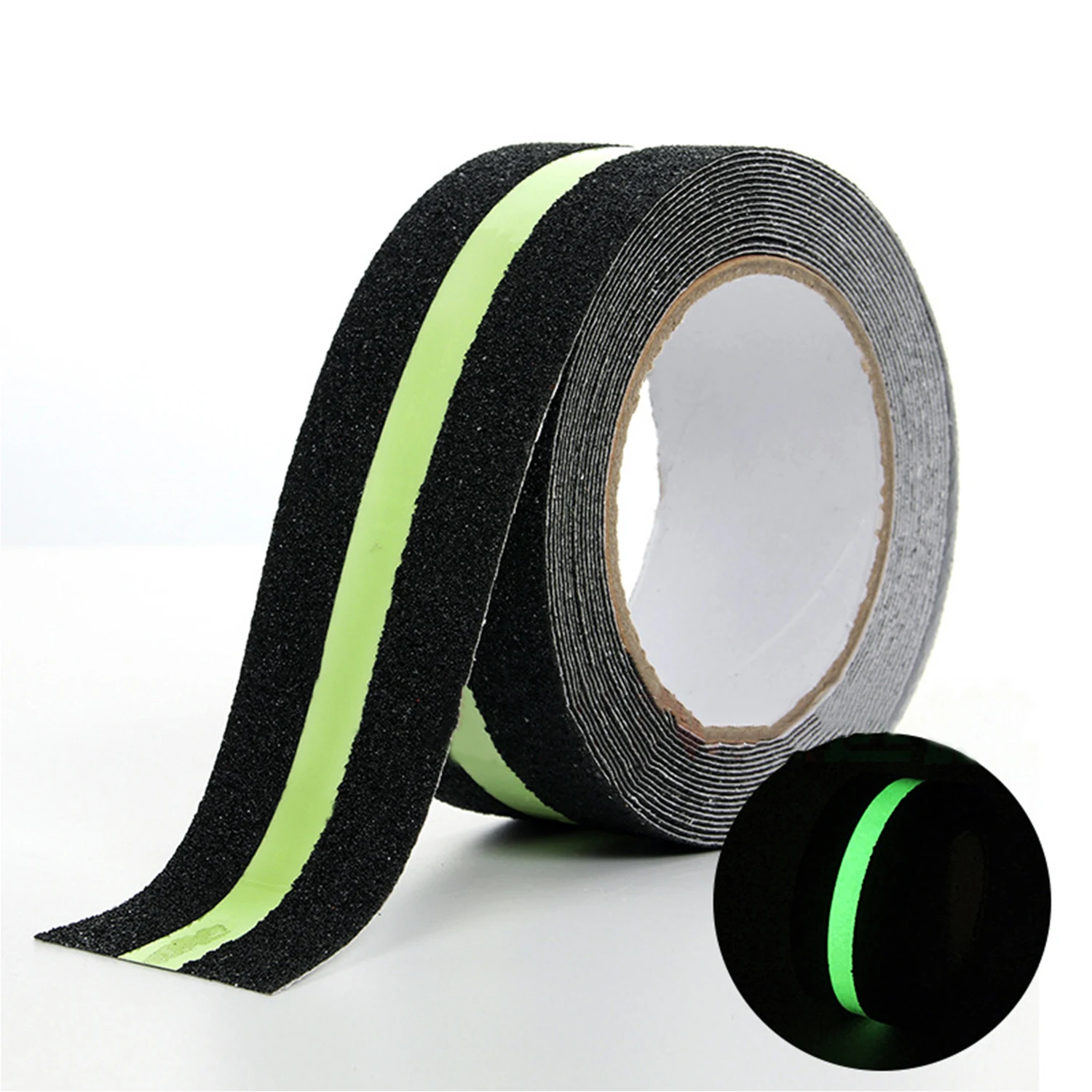 Anti Slip Grip Tape Non-Slip Traction Tapes with Glow in The Dark Adhesive Grip for Indoor Ladder Floor Outdoor Stair Tread Step