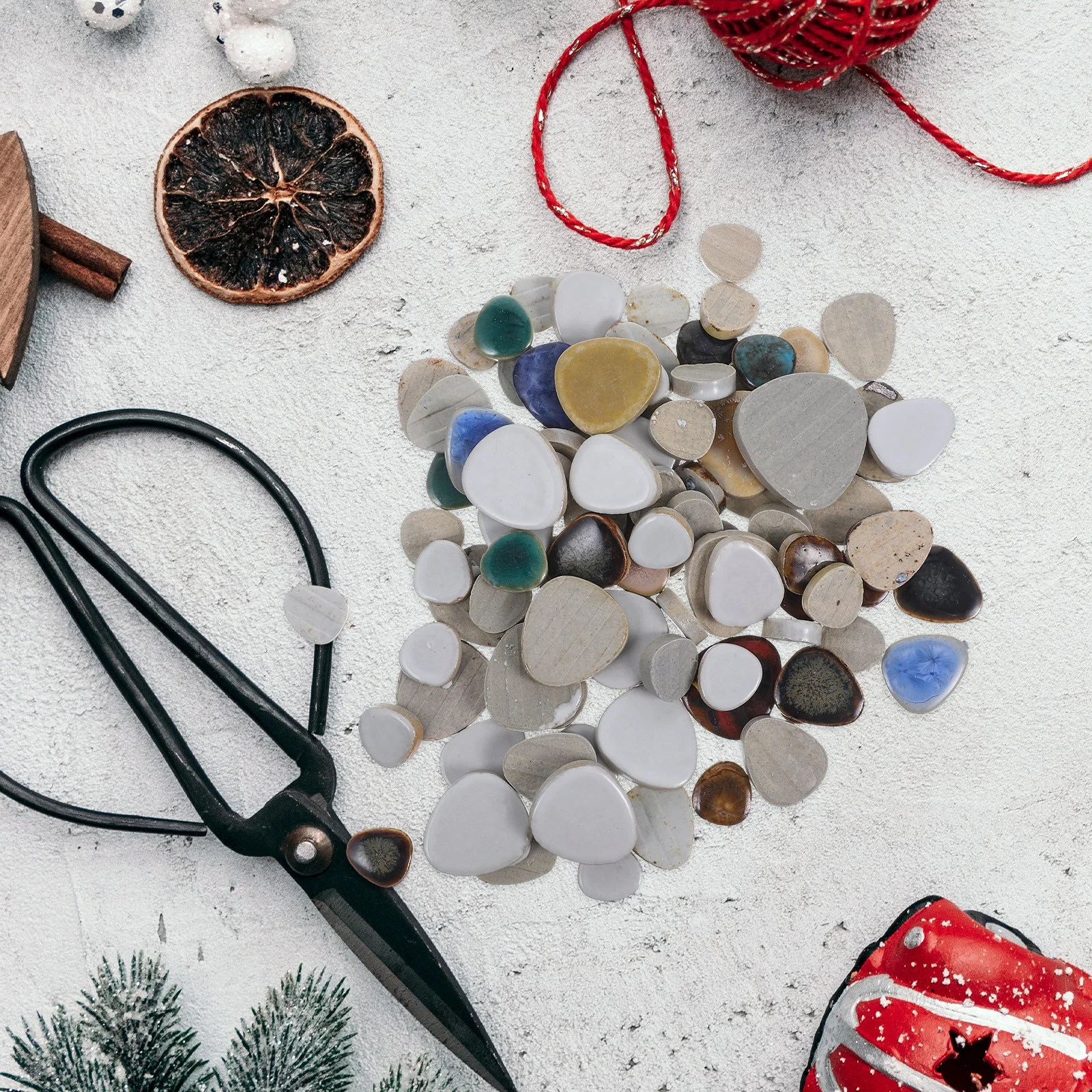 

Craft Kit Material Decoration DIY Ceramic Collage Tiles Bulk Ceramics