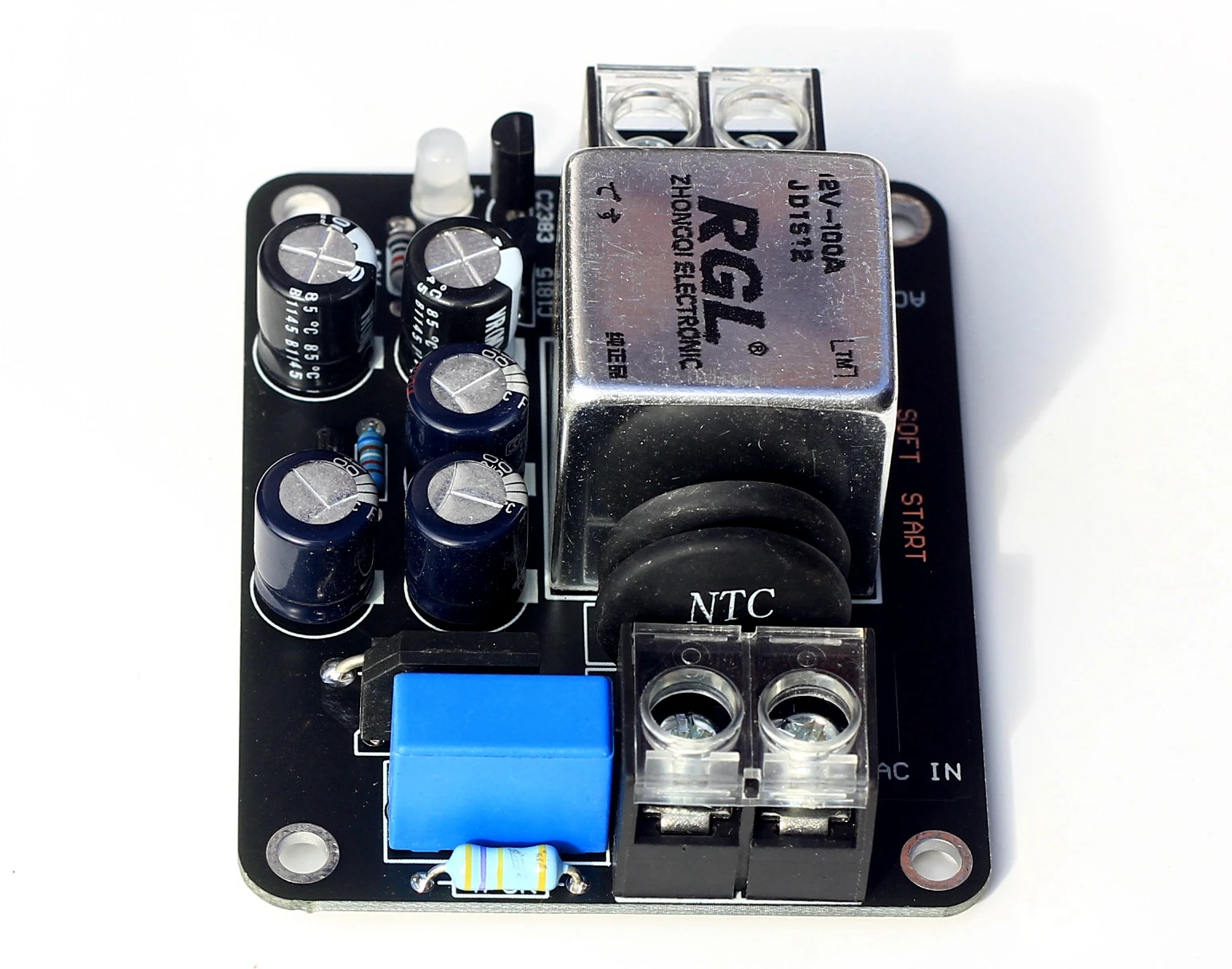 

Power Soft Start Board, High-power 100A, High Current Relay Suitable for Class A Power Amplifier