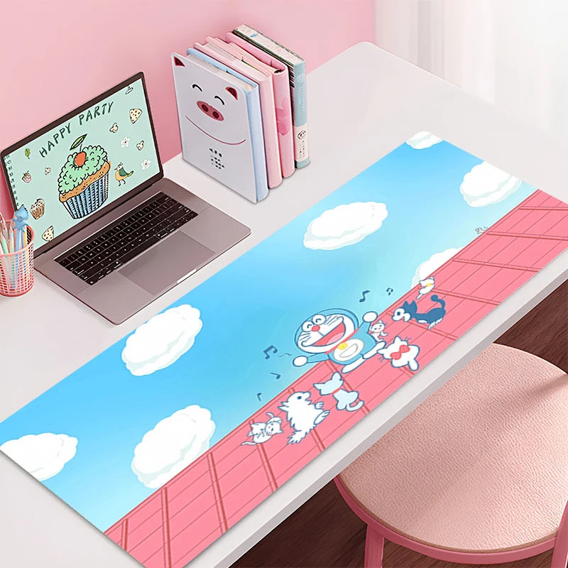 منصات الماوس الكبيرة من أنيمي D-Doraemons ، لوحة ماوس لطيفة Kawaii ، حصيرة الطاولة ، إكسسوارات المكتب ، الحصير مكتب الكرتون ، الحصير المطاط للكمبيوتر المحمول