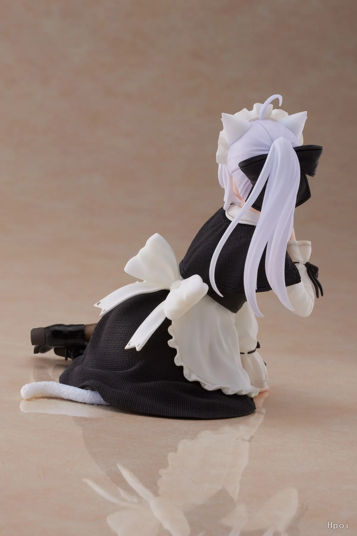 13CM Anime Elaina Figure Wandering Witch The Journey Black Cat Maid Dress Sitting Pose PVC Model Series Toys Gifts