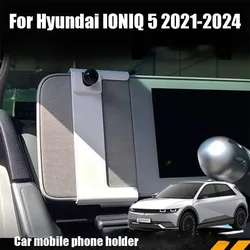 For Hyundai IONIQ 5 2021 2022 2023 2024 Fixed mobile phone card holder for car display screen