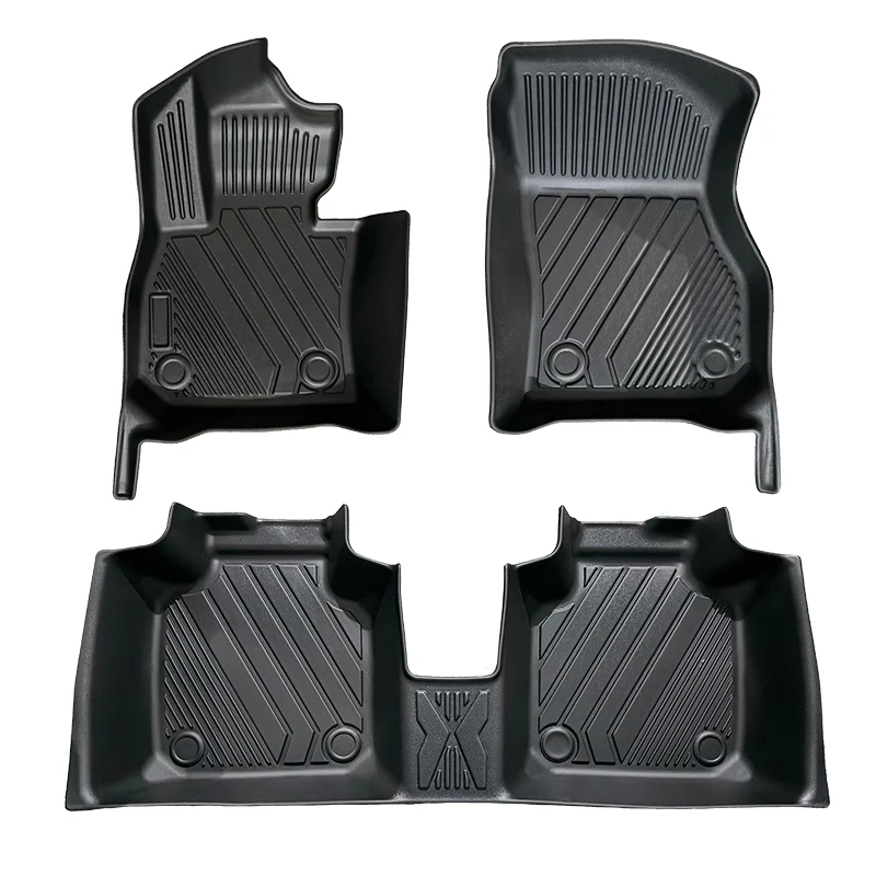Set completo per tutte le stagioni di tappetini per auto in TPE 5D 3D, i tappetini sono facili da pulire e da indossare: appositamente progettato per Zoty T600