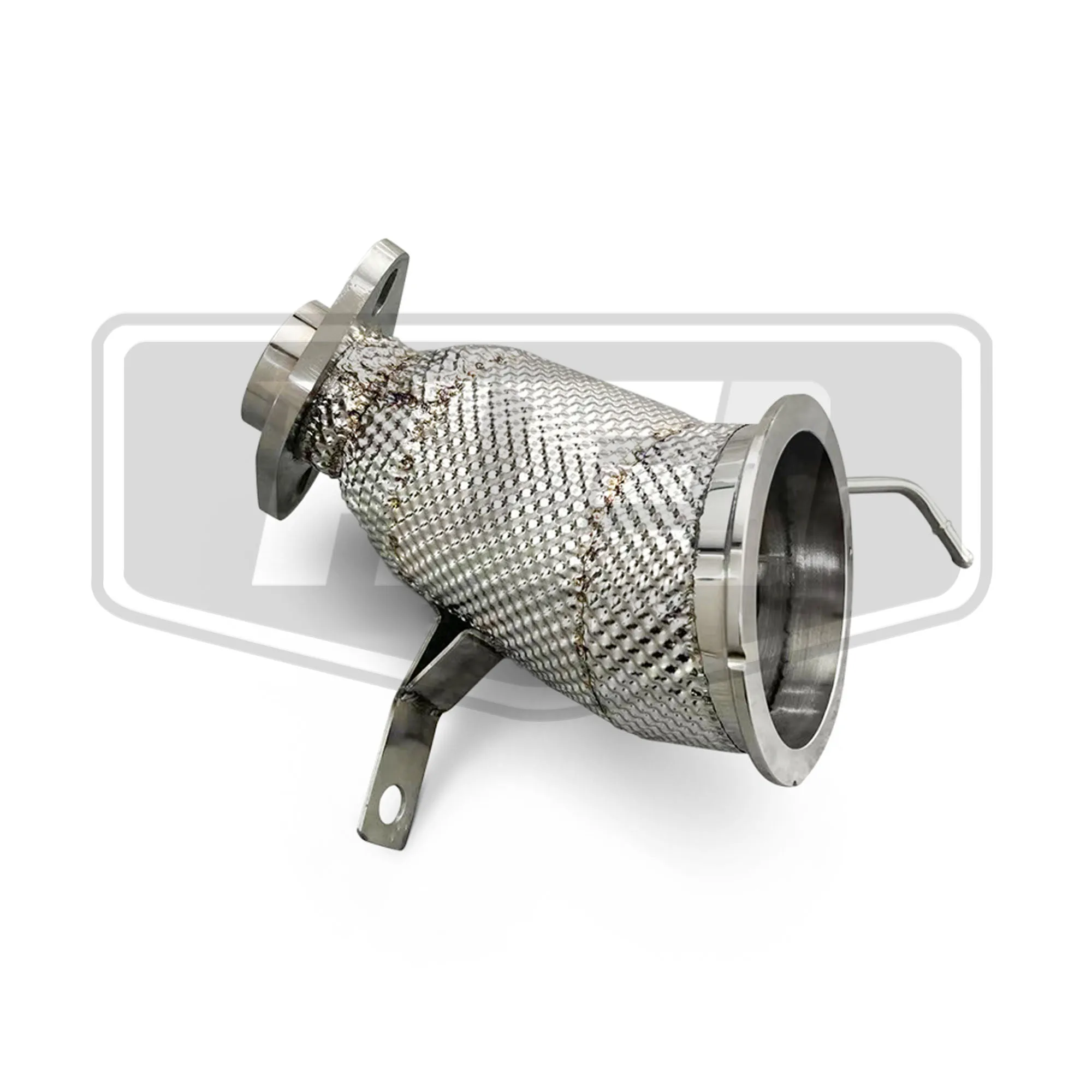 HEO High Flow 200 Cells for Cat Downpipe for Toyota GR Yaris 1.6T Sport 304 Stainless Steel Exhaust Pipe