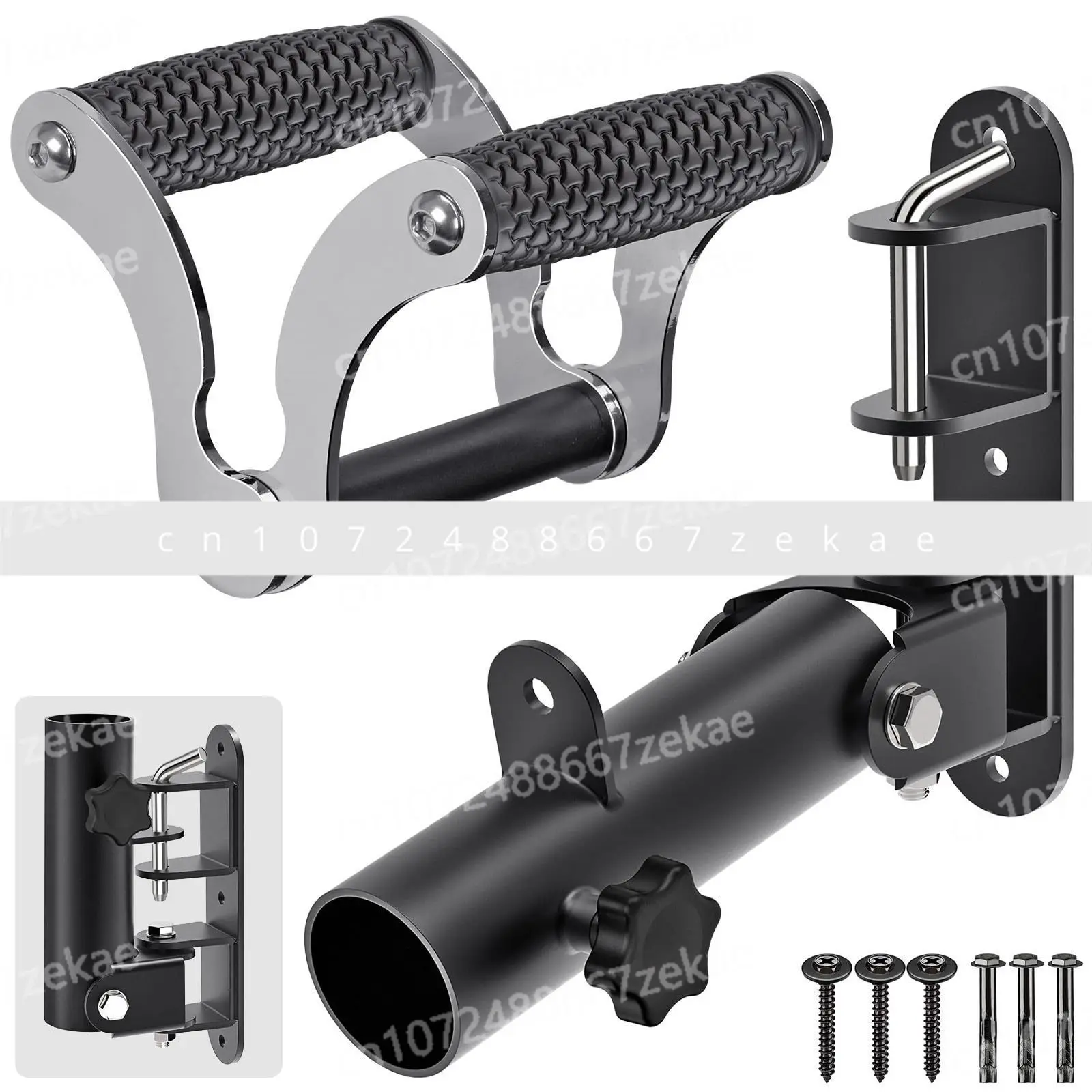 

Wall Mount Mine Attachment, V Barbell Rowing Mine Handle Attachment for Barbell Bar