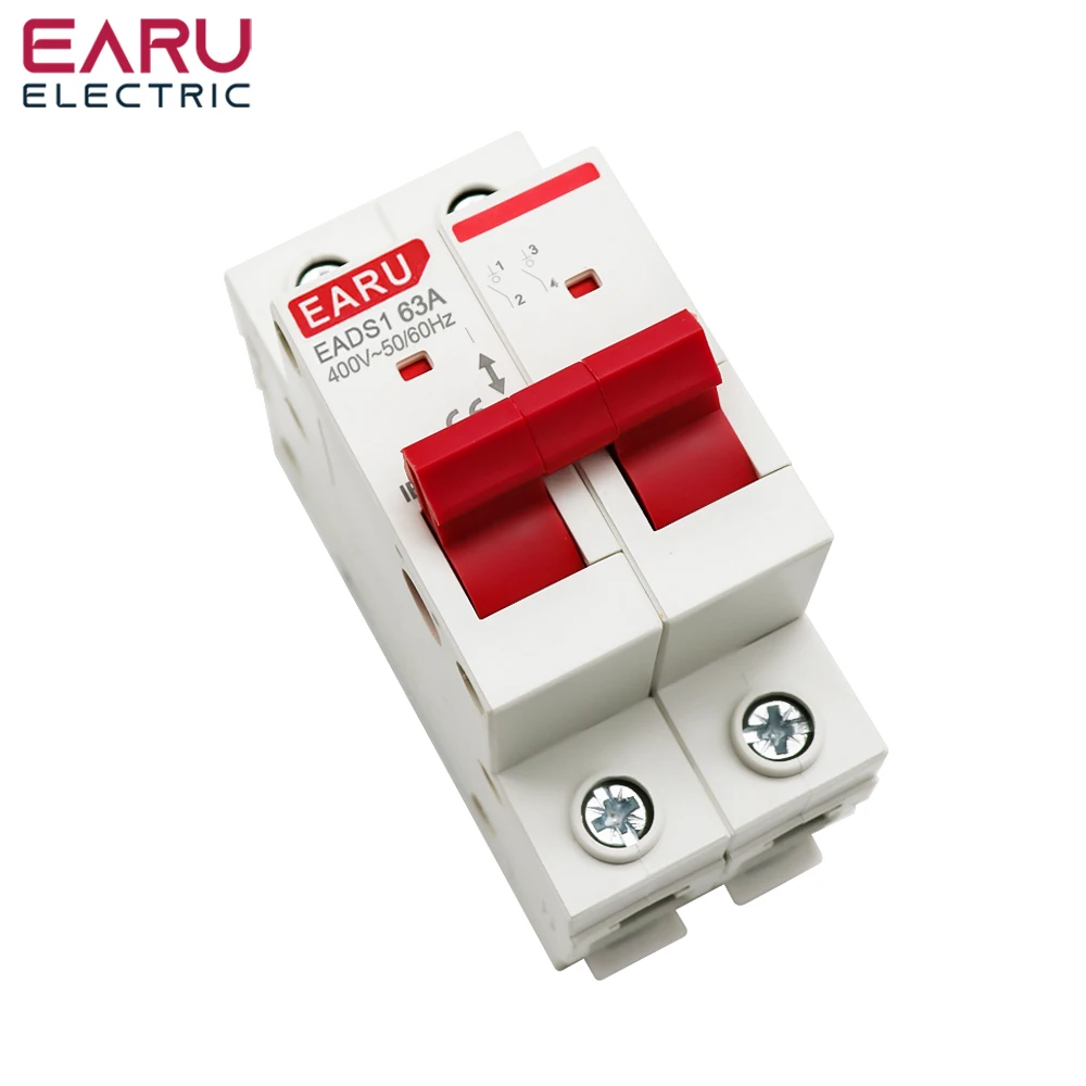 Din Rail 1P 2P 3P 4P 40A 63A 100A 125A Knife Main Switch Isolating Switch for Ho