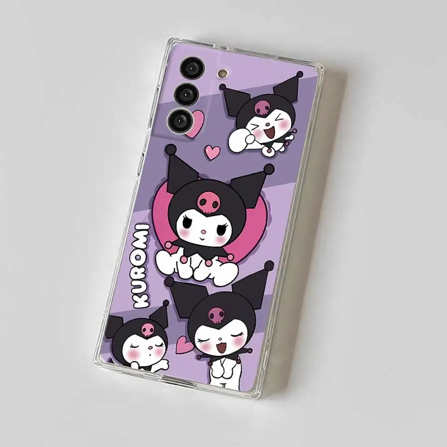 Funda Sanrio Cinnamoroll Hello Kitty para Samsung Galaxy S22 S21 S24 FE S23 S10 Plus S25 Ultra S20 Note 10 20 funda Ultra suave