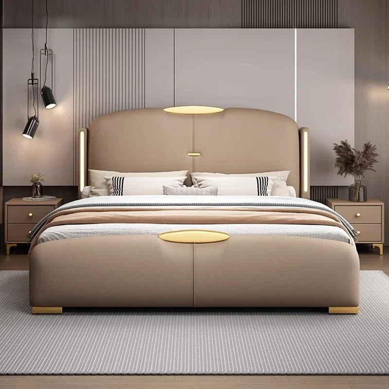 Luxury Bedroom Massage Bed Queen Double Children Modern Wooden Bed Sleeping Multifunctional Safe Lounge Suite Furnitur